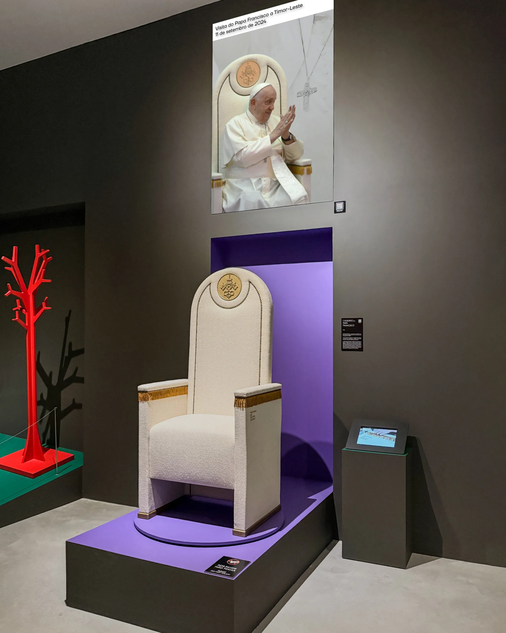 Cadeira do Papa Francisco